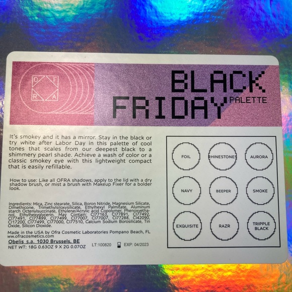 OFRA Black Friday Eyeshadow Palette - Picture 6 of 6
